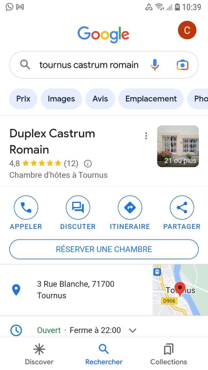 Tournus Castrum Romain - Duplex 54 M2 - 3 Etoiles - Petit Box Velo - 5Mn Autoroute Rum bild